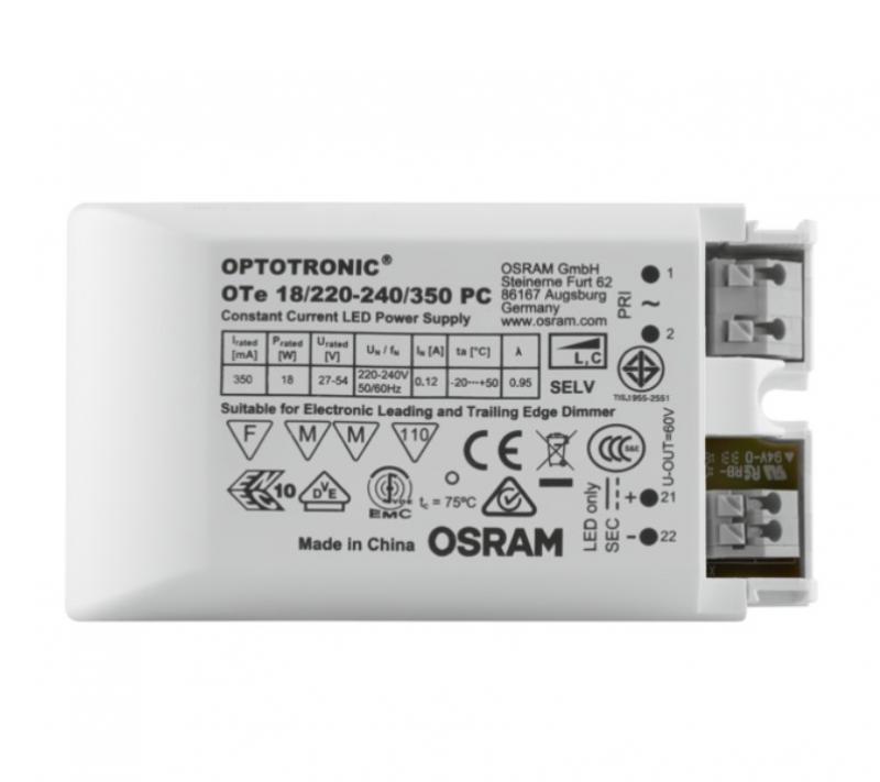 LEDVANCE LED Treiber OPTOTRONIC Phase-cut OTE 18/220…240/350 PC