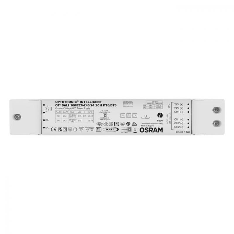 OSRAM OTi DALI 160W 24V 2CH DT6/DT8 LED Treiber IP20