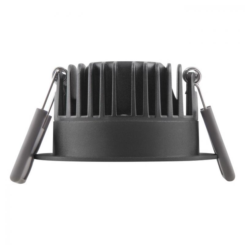 LEDVANCE Spot fix 8W 2700K LED Einbauleuchte dimmbar IP44 schwarz