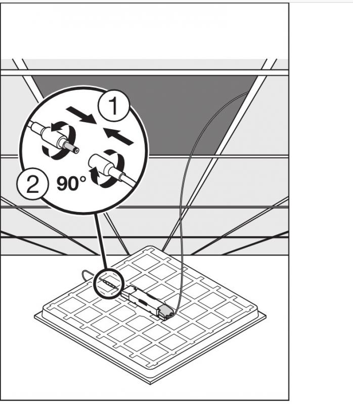 LEDVANCE LED Panel Comfort 600mm 33W 3000K warmweißes Licht