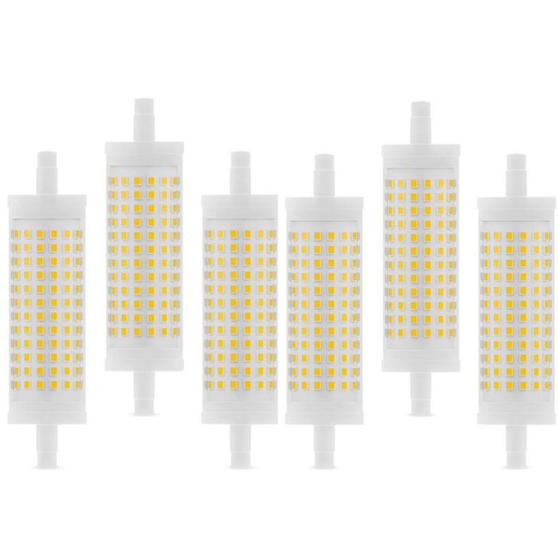 6er Pack OSRAM Leistungsstarke R7s LED Lampen 118 mm 19W wie 150W neutralweißes Licht 4000K