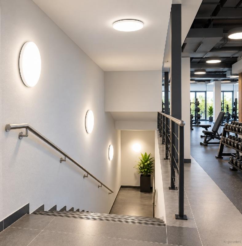 LEDVANCE Surface Circular LED 500 Decken-/Wandleuchte IP44 42W 3000K warmweiß Lichtstärke einstellbar