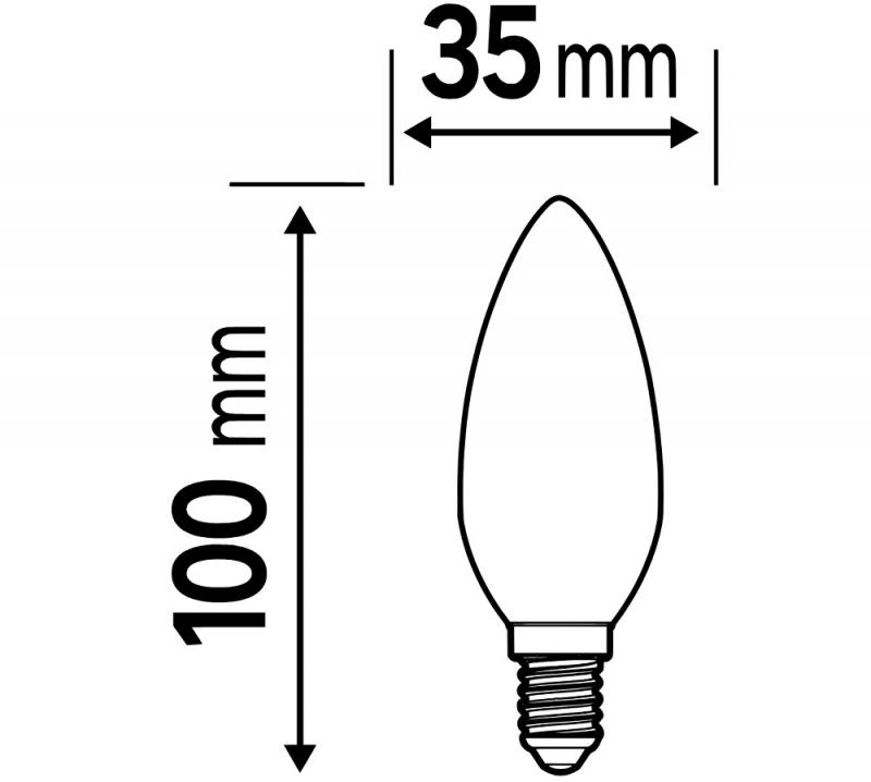 Ledvance E14 LED Kerzenlampe Classic matt dimmbar 4,9W wie 40W 2700K warmweißes Licht