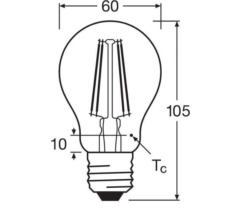 Ledvance E27 CLASSIC LED Lampe 7,5W wie 75W 4000K universalweißes Licht dimmbar