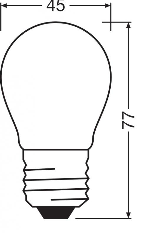 Ledvance E27 Retrofit CLASSIC Lampe dimmbar 2.8 W wie 25W 2700K warmweiß