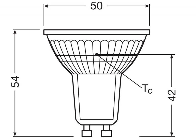 Ledvance GU10 PAR16 LED Spot 36° 4,3W wie 50W 4000K universalweißes Licht Value Class