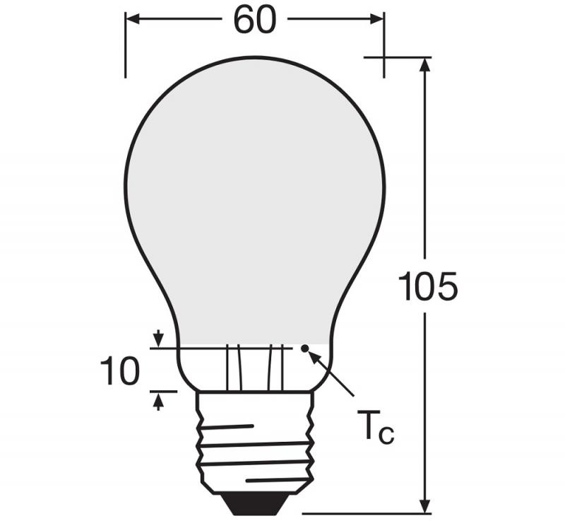 Ledvance E27 Retrofit CLASSIC LED Lampe matt 4W wie 40W 4000K universalweiß 840