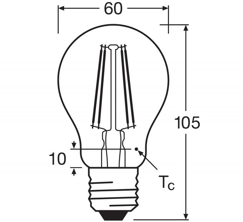 Osram E27 SUPERSTAR+ CLASSIC LED Lampe dimmbar 3,4W wie 40W 2700K warmweißes Licht hervorragende Farbwiedergabe CRI > 90