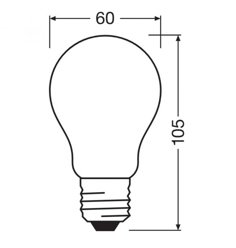 Osram E27 SUPERSTAR+ CLASSIC LED Lampe dimmbar 2,2W wie 25W 2700K warmweißes Licht hervorragende Farbwiedergabe CRI > 90