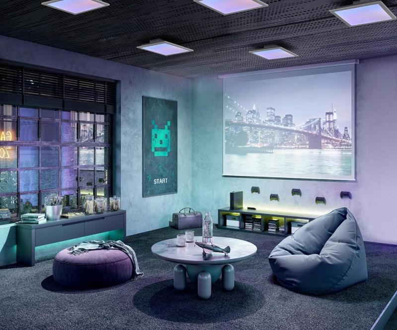 OSRAM SMART+ WiFi Planon Magic Panelleuchte RGBW 45x45cm weiß Steuerung via App oder Fernbedienung