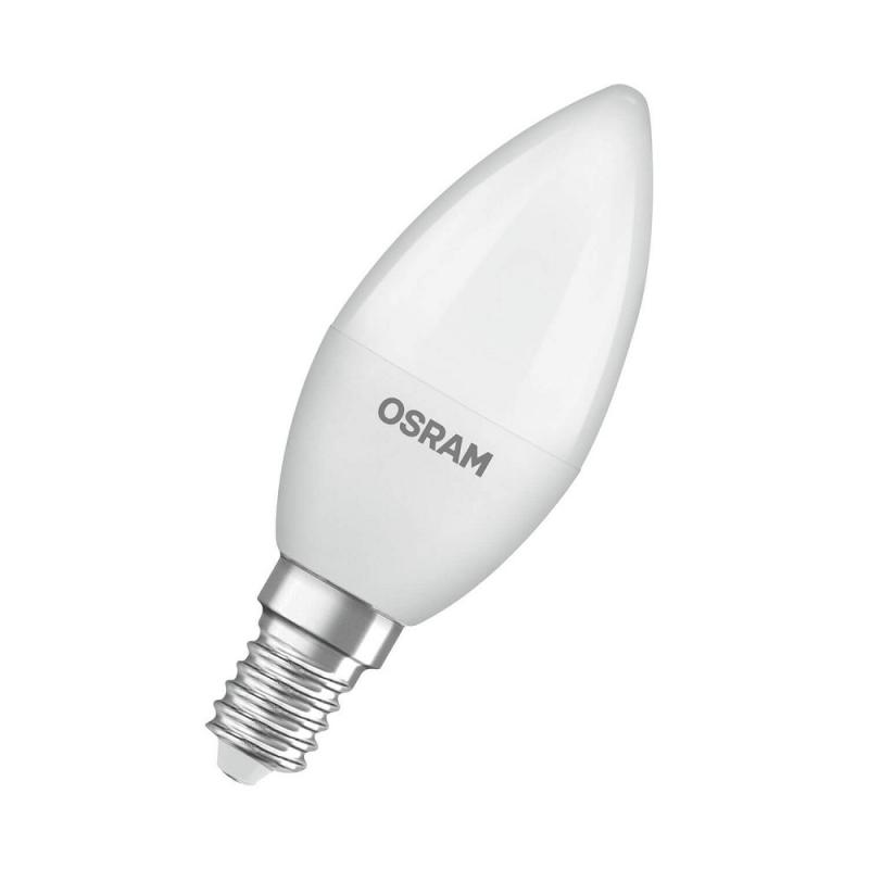 OSRAM E14 LED Lampe matt in Kerzenform 4,9W wie 40W neutralweißes Licht