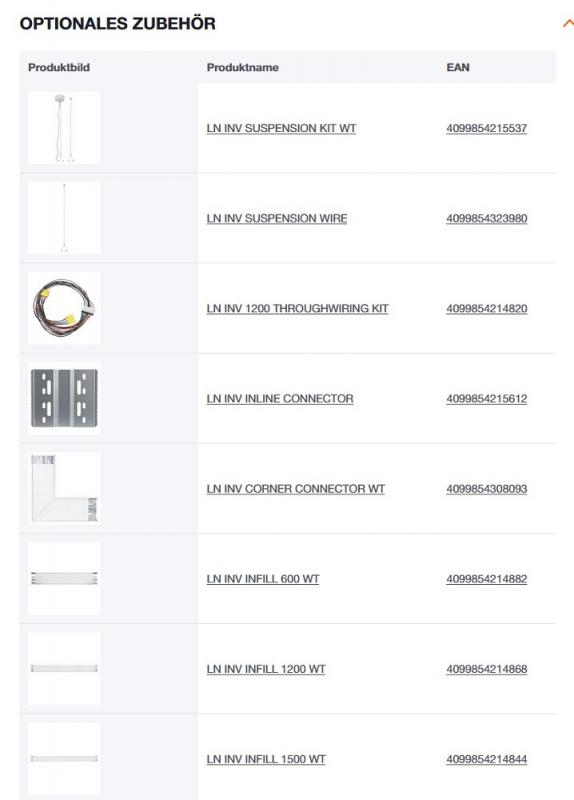 LEDVANCE LINEAR INDIVILED DIRECT 1200 PS LN INV D 1200 P 40W 930 PS WT