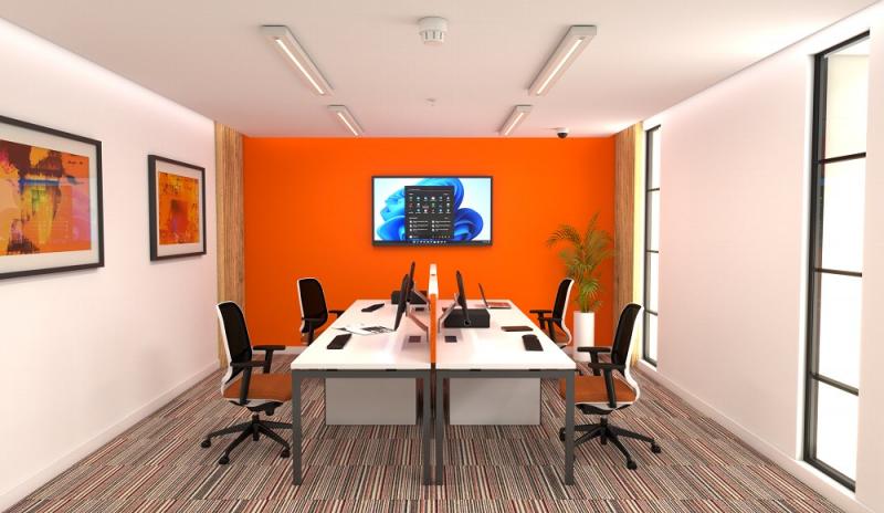 LEDVANCE LINEAR INDIVILED DIRECT 1200 DALI Deckenleuchte 40 W 4800 lm 3000 K CRI 90 UGR 19 Weiß