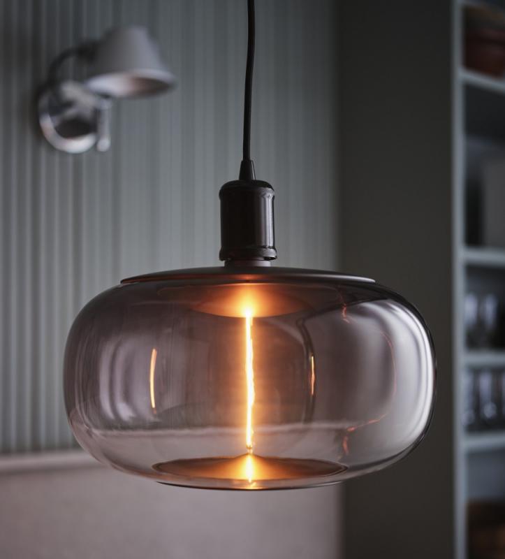 Osram E27 Vintage Lampe 1906 Big Elipse Magnetic Smoke 4W wie 6W extra warmweißes Licht