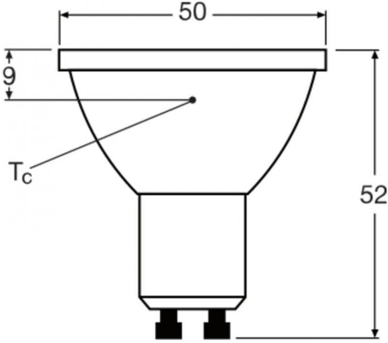 Ledvance GU10 PAR16 Reflektor 36° 8,3W wie 80W dimmbarer warmweißer Strahler 2700K 97Ra sehr hohe Farbwiedergabe