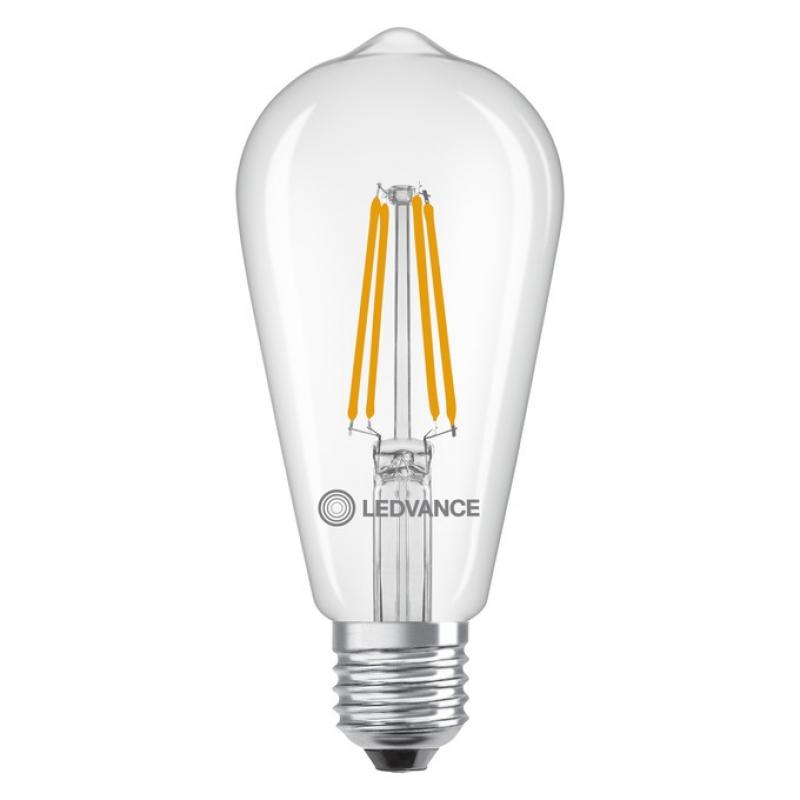 Ledvance LED Classic Edison 60 Filament Energy Efficiency Class A 3,8W 827 Klar E27