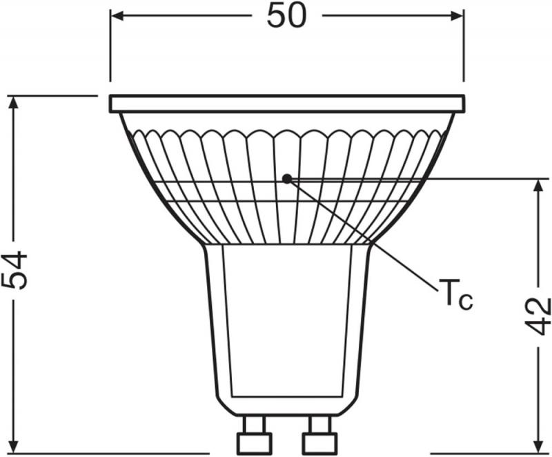 Osram GU10 PAR16 LED Strahler STAR besonders effizient 36° 2W wie 50W 4000K neutralweißes Licht - Sehr gute Energieeffizienz