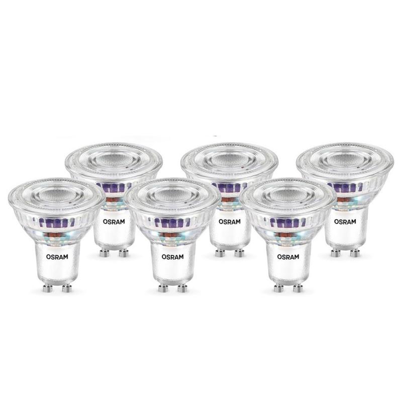 6er Sparpack Osram GU10 PAR16 LED Strahler STAR besonders effizient 36° 1,4W wie 35W 4000K neutralweißes Licht - Sehr gute Energieeffizienz