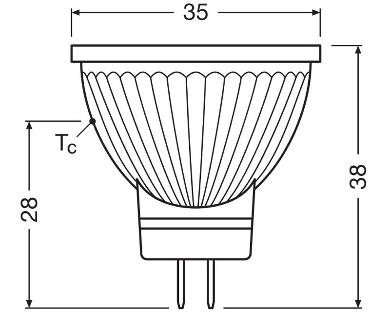 Ledvance GU4 MR11 36° 1,8W wie 20W neutralweißes LED-Reflektor 4000K 12V