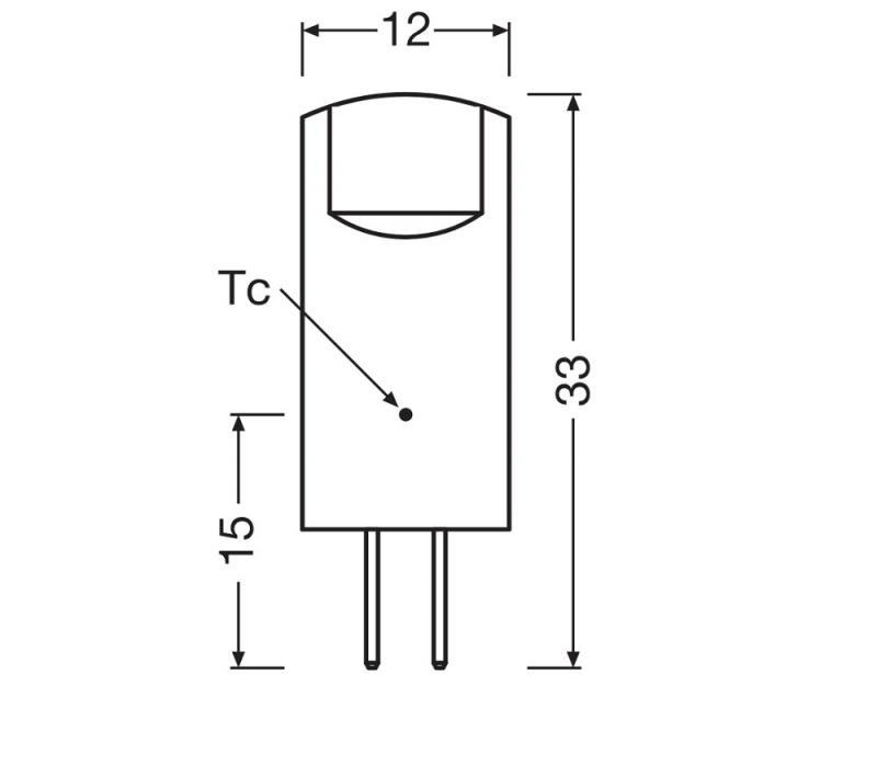 Ledvance G4 LED Stiftsockel Lampe PIN 1,5W wie 20W 2700K warmweißes Licht 12V Niedervolt