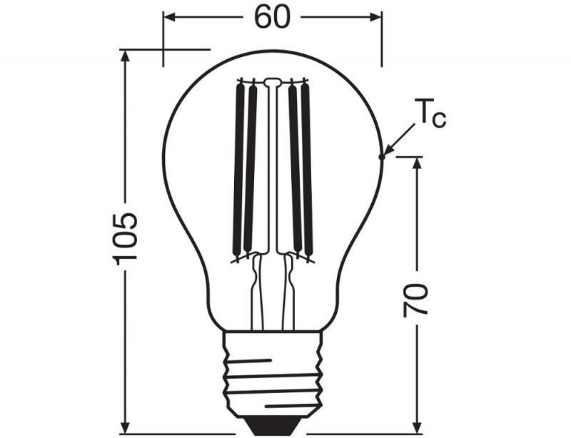2er Set OSRAM E27 besonders effiziente LED Lampe 3,8W wie 60W 4000K neutralweißes Licht - beste Energie Effizienz Klasse