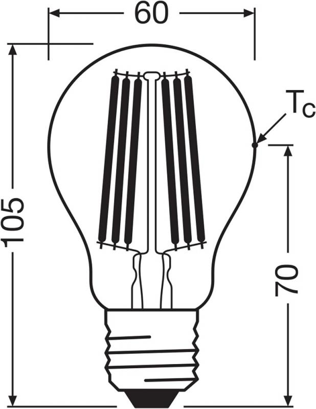 2er Set OSRAM E27 besonders effiziente LED Lampen klar  7,2W wie 100W 4000K neutralweißes Licht - beste Energie Effizienz Klasse