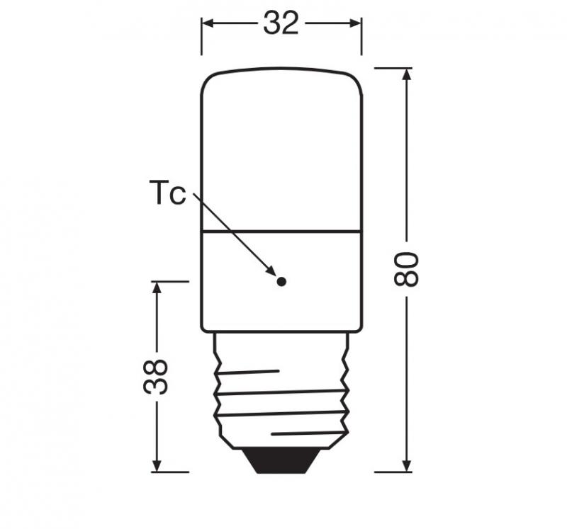 Ledvance E27 LED Special T Slim dimmbar 7W wie 60W warmweißes Licht