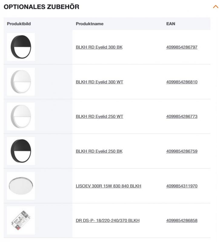 LEDVANCE LED Decken- und Wandleuchte BULKHEAD ROUND -  BLKH RD 300 P 17W ML 83040 weiß IP65