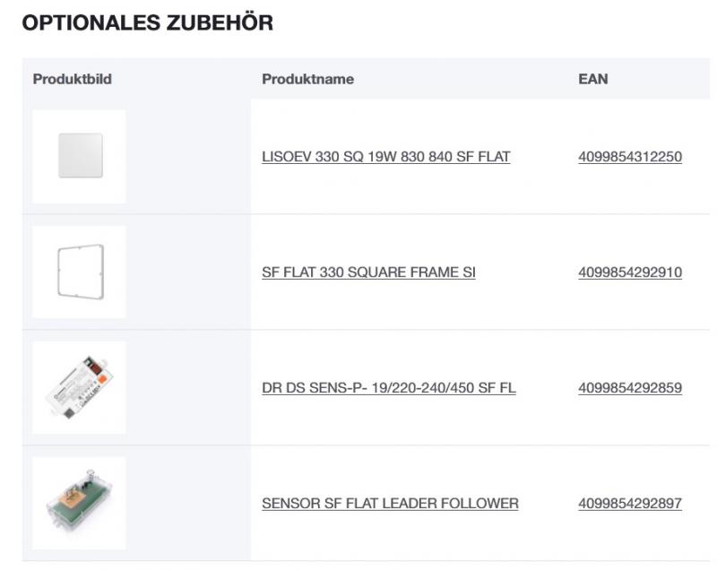 LEDVANCE LED Decken- und Wandleuchte  SF FLAT SQ 330 P 19W ML 83040
