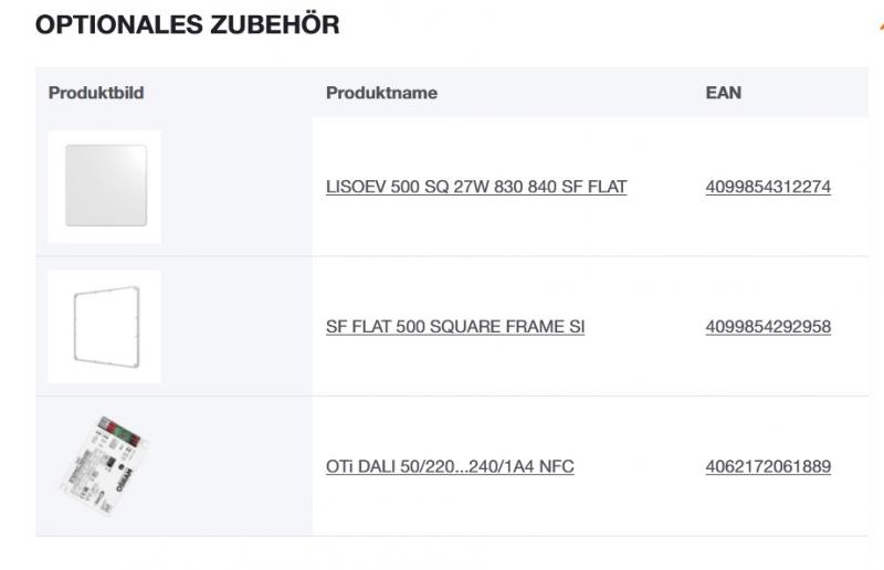 LEDVANCE LED Decken- und Wandleuchte  SF FLAT SQ DA 500 P 27W 83040