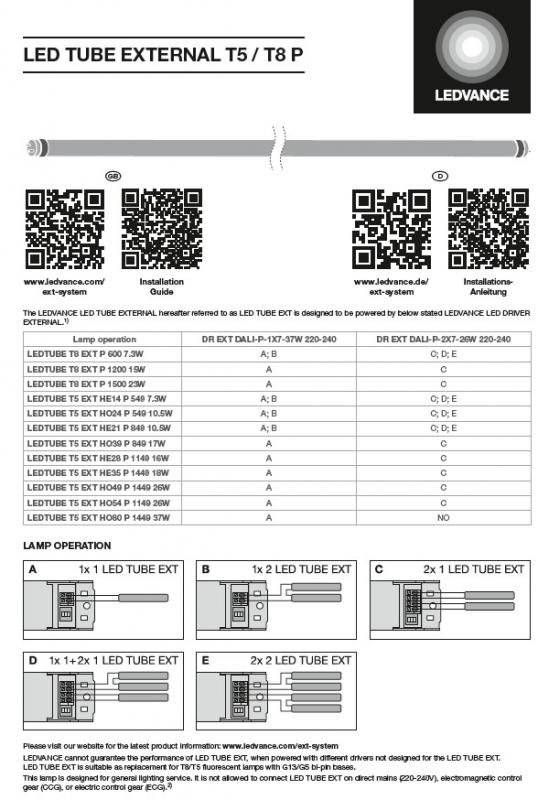 85cm Ledvance LED TUBE T5 EXTERNAL HO39 849 mm 17W 830 Warmweiß dimmbar GLAS