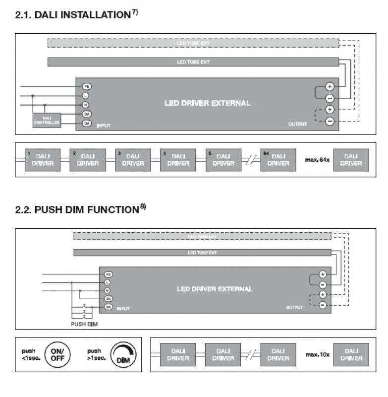 Ledvance Treiber DR EXTERNAL DALI-P -2X7-26W 220-240