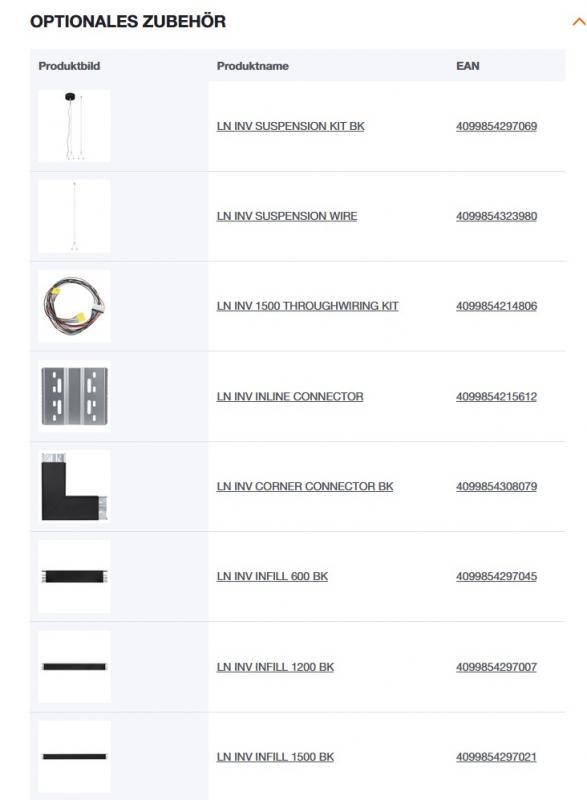 LEDVANCE LINEAR INDIVILED DIRECT 1500 PS 52 W 4000 K Schwarz
