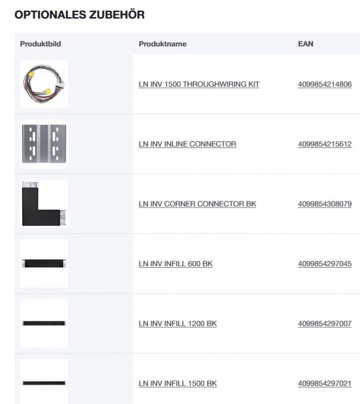 LEDVANCE Linear IndiviLED Direct 1500 DALI 52W 5950 lm 3000K UGR19 Schwarz