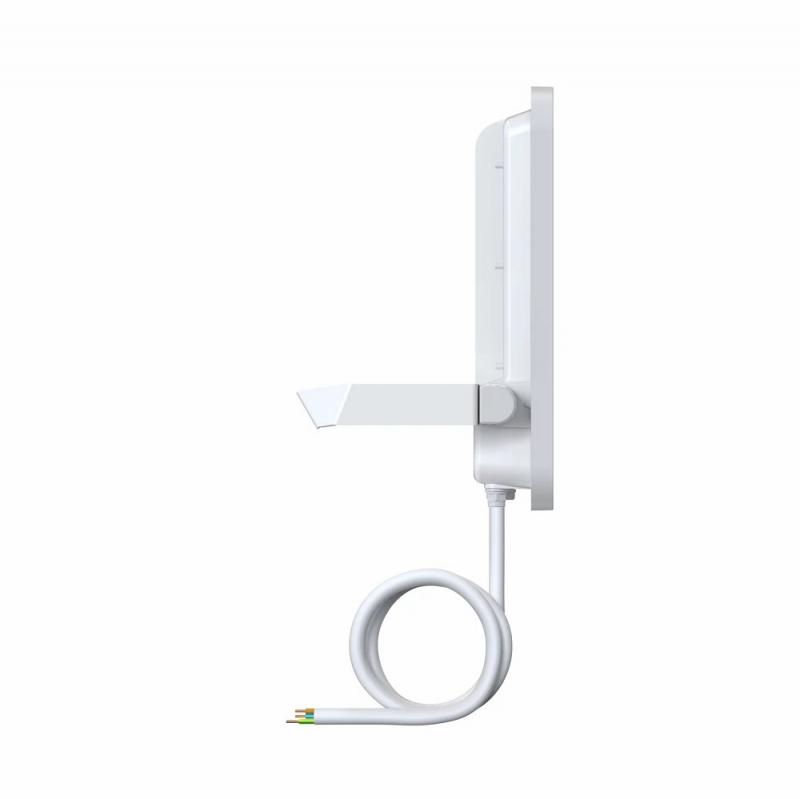 LEDVANCE Muliti Select Schwenkbarer weißer LED Außenwandstrahler FL200 133 W / 117 W 3000K warmweißes Licht - wählbare Wattageneinstellung (Multi Lumen)