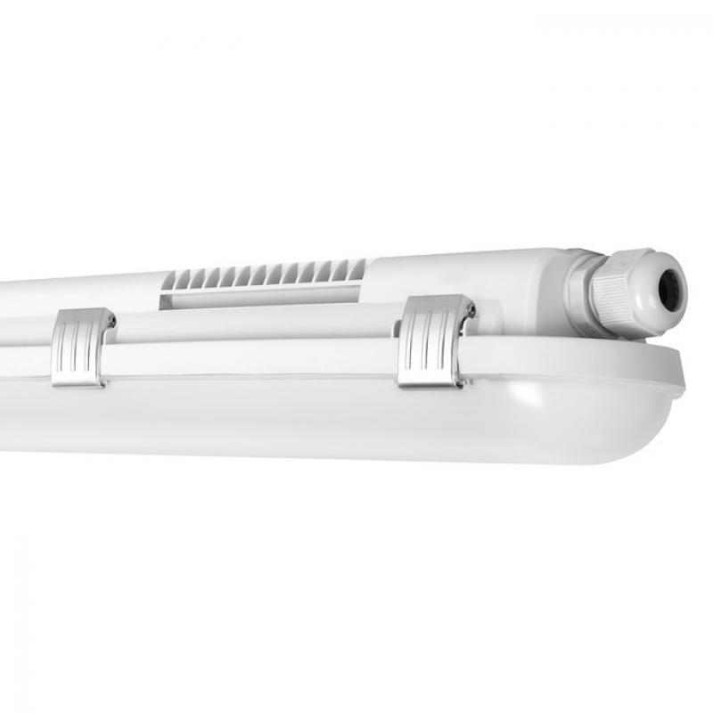 LEDVANCE DAMP PROOF 5x THROUGHWIRING DP 5TH 1500 81W 840 IP65 GY - Durchverdrahtung 5x2,5mm² bereits installiert