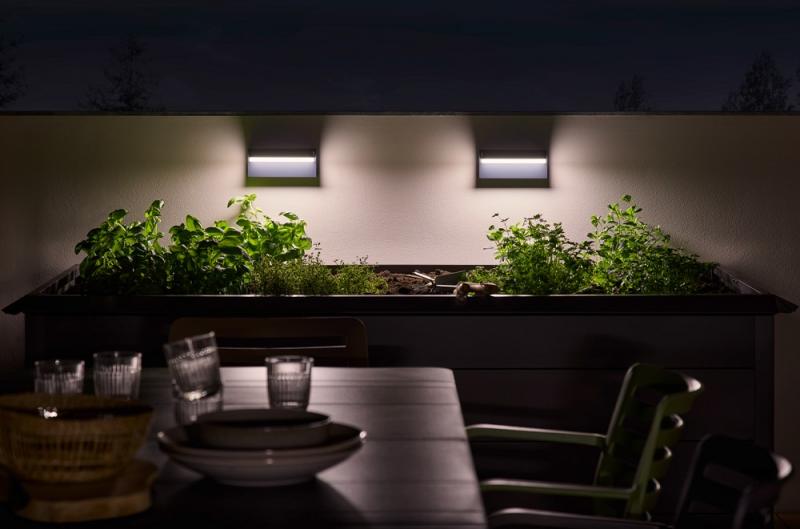 OSRAM ENDURA Style Robust Wandleuchte 12W IP54 Dunkelgrau