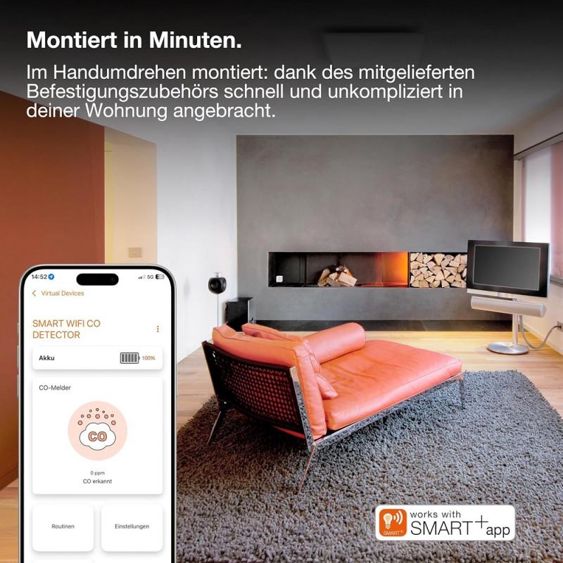 OSRAM Kohlenmonoxid Melder SMART+ WIFI