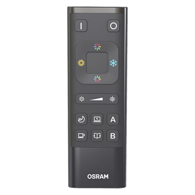 OSRAM SMART+ WIFI Fernbedienung, aufladbar mit USB-C in Schwarz zur intelligenten Steuerung Automatisierung von Smart-Home-Systemen