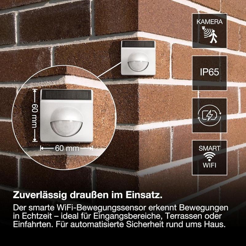  OSRAM SMART+ WIFI Outdoor-Bewegungsmelder Weiß IP65-Schutz - für Smart-Home-Anwendungen im Außenbereich