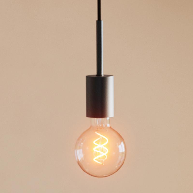 OSRAM VINTAGE 1906 PenduLum Needle Ø 10cm Anthrazit aus Stahl - Schlichte Pendelleuchte mit E27 Fassung ohne Leuchtmittel