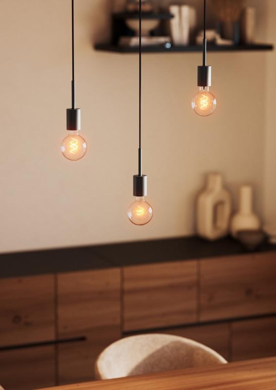 OSRAM VINTAGE 1906 PenduLum Needle Ø 10cm Anthrazit aus Stahl - Schlichte Pendelleuchte mit E27 Fassung ohne Leuchtmittel