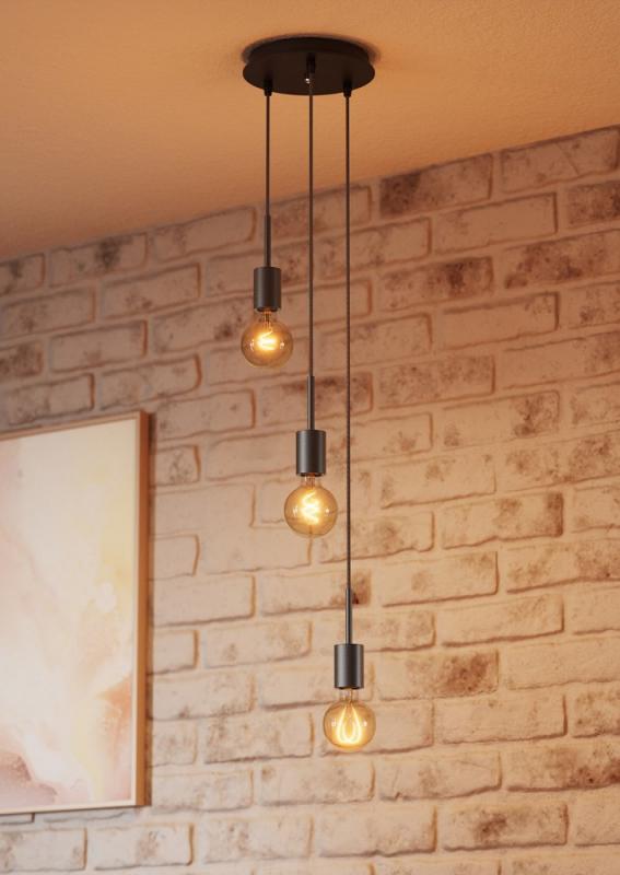 OSRAM VINTAGE 1906 PenduLum Needle Ø 10cm Anthrazit aus Stahl - Schlichte Pendelleuchte mit E27 Fassung ohne Leuchtmittel