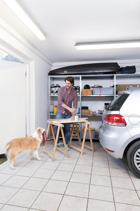 150cm OSRAM SUBMARINE 19W LED Feuchtraumleuchte 4000K inkl. 1x LED Röhre - neutralweißes Licht - IP65, staub- und spritzwassergeschützt, für Keller und Garagen