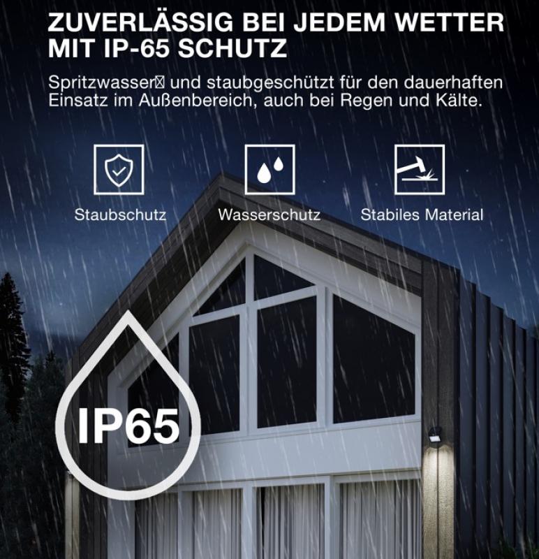 Osram Solar LED Außen Fluter ENDURA FLOOD mit Sensor 30W 4000K neutralweißes Licht mit Fernbedienung
