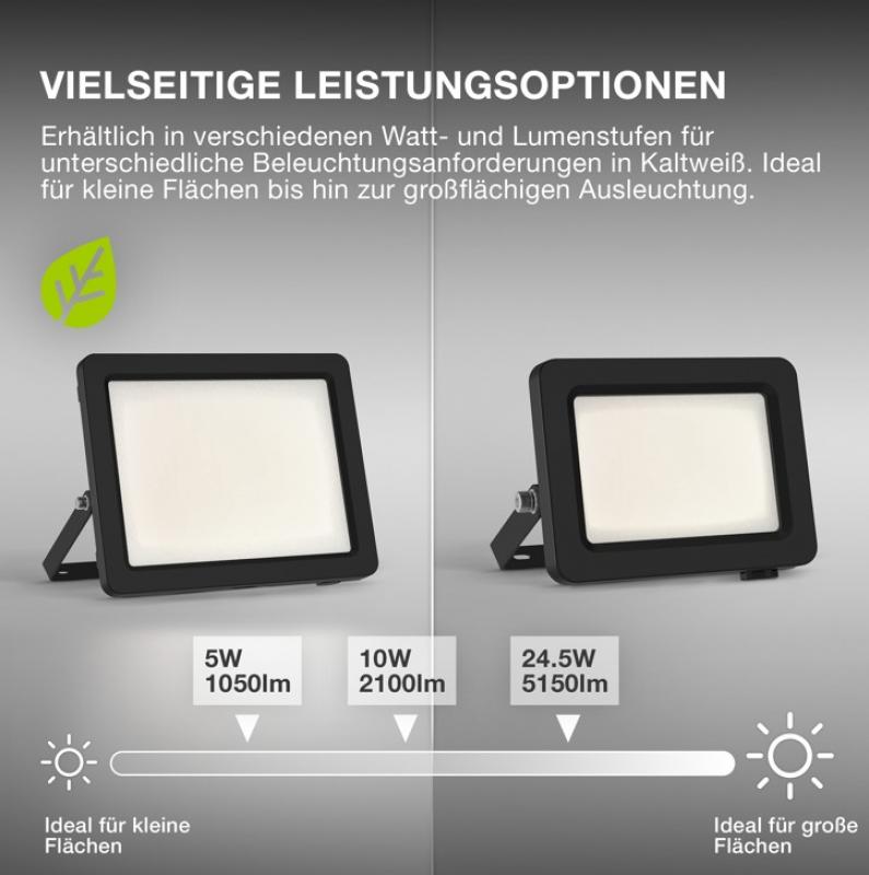 Osram Energy Efficiency LED Fluter 5W 4000K universalweißes Flutlicht IP65