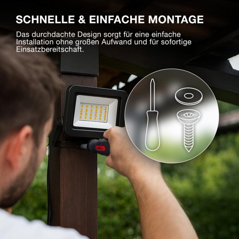 Osram Energy Efficiency LED Fluter 5W 4000K universalweißes Flutlicht IP65