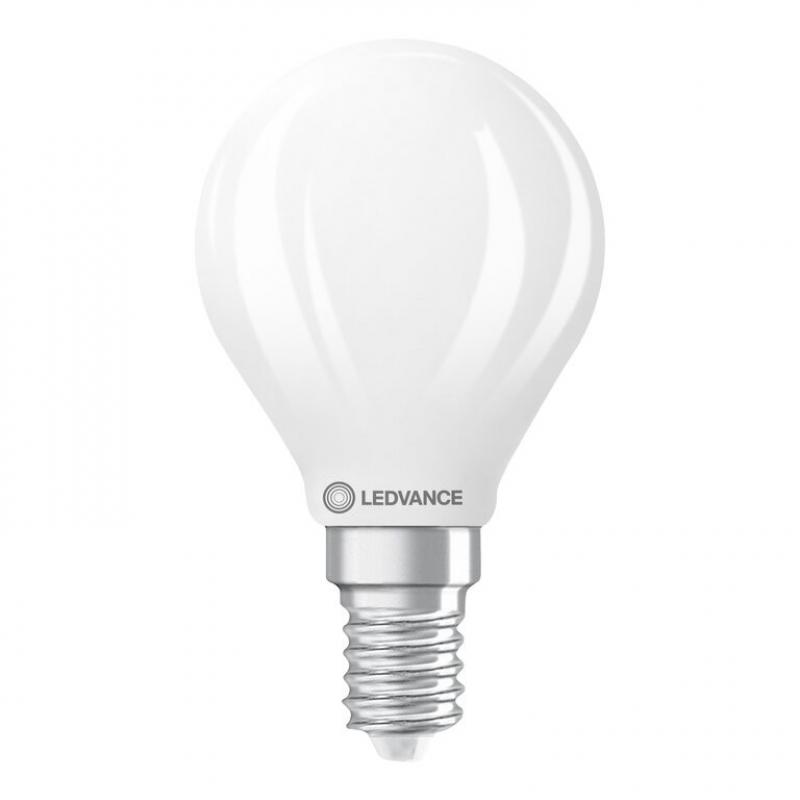 Ledvance E14 LED Tropfenlampe matt dimmbar 3,4W wie 40W 2700K warmweißes Licht