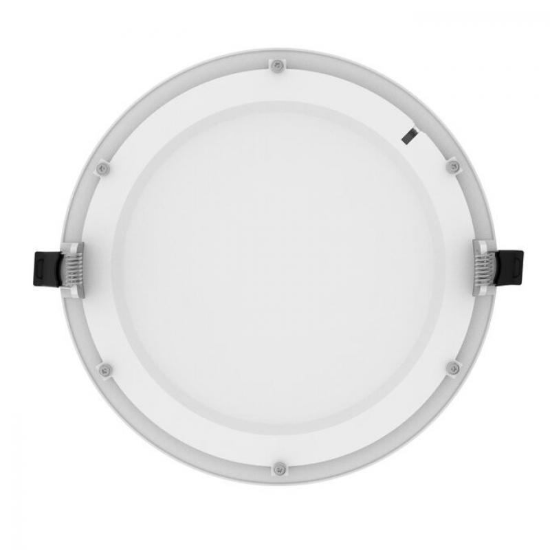 Flache Ledvance LED Einbauleuchte Slim weiß Einbau ø 20,5cm rund 19W warmweißes Licht