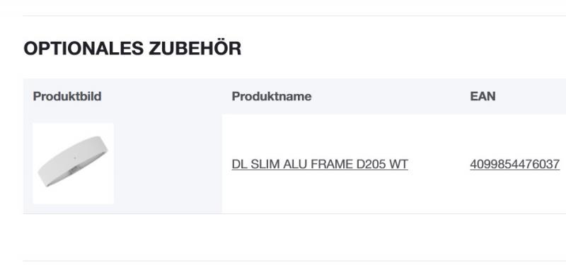 Flache Ledvance LED Einbauleuchte Slim weiß Einbau ø 20,5cm rund 19W warmweißes Licht